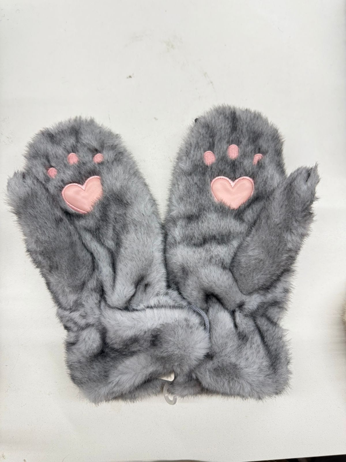 варежки кошачьи лапки,перчатки кошачьи лапки,варежки лапки женские,плюшевые варежки,теплые перчатки