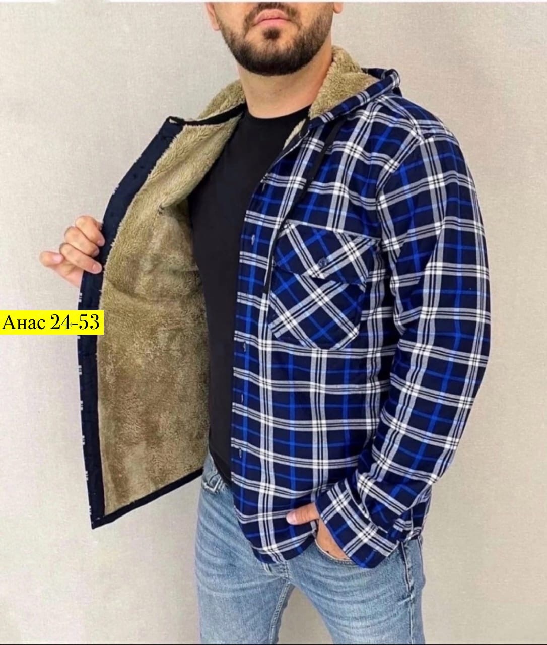 рубашка на меху,рубашка с капюшоном,мужская повседневная рубашка,мужская клетчатая рубашка,рубашка теплая на флисе
