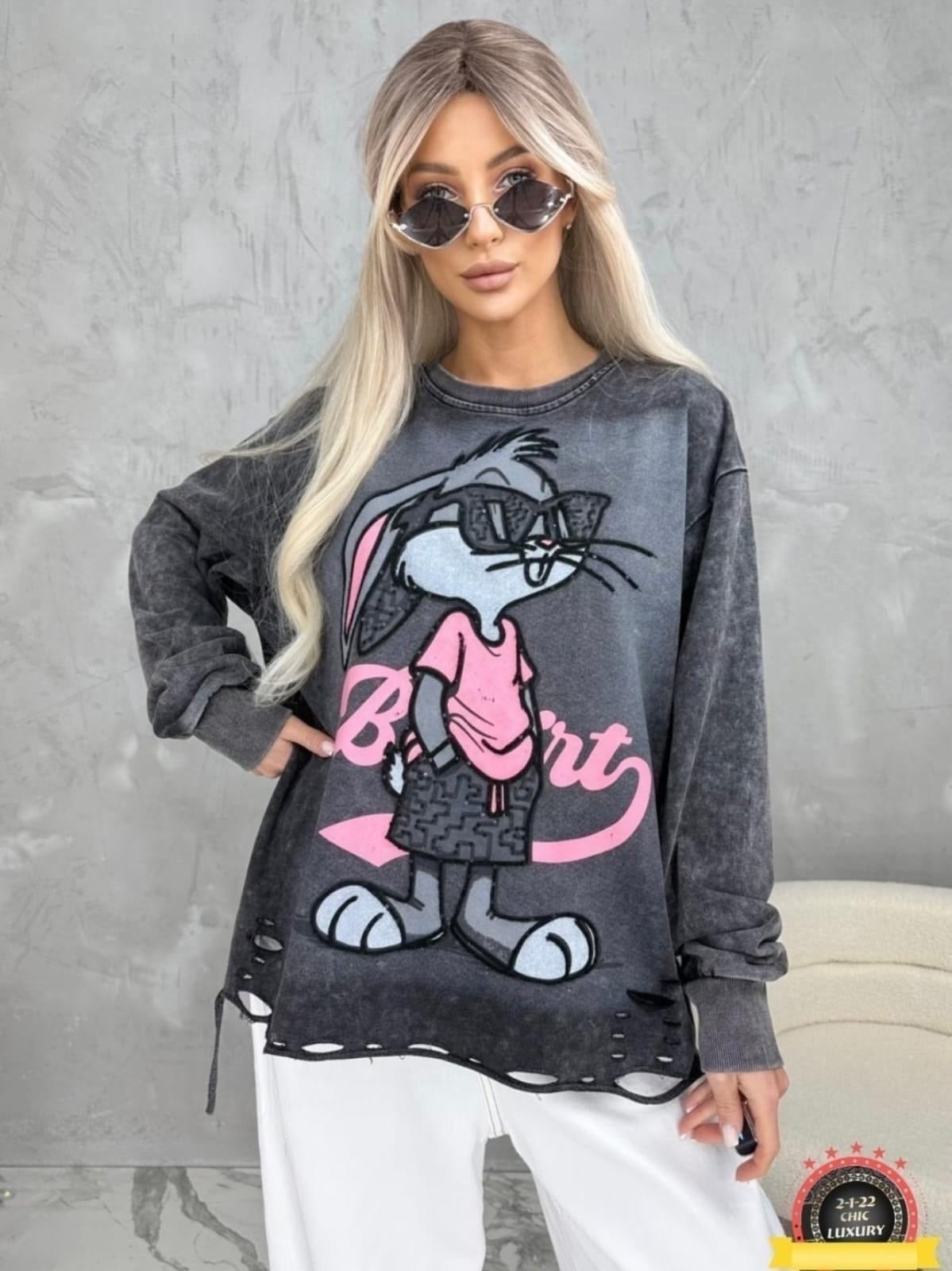 модные свитшоты,свитшот оверсайз,свитшот дисней,свитшот женская,серый свитшот оверсайз