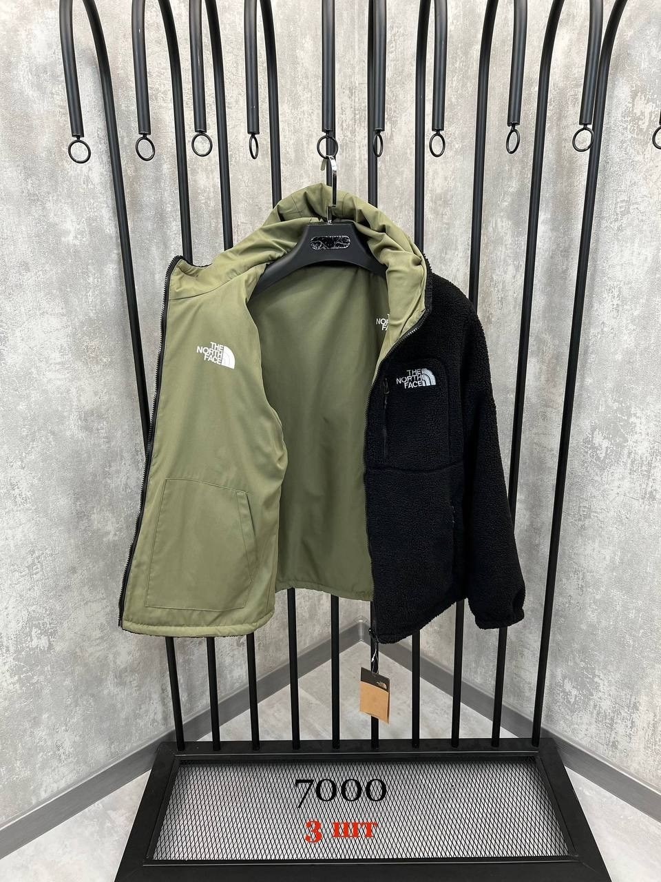 куртка двухсторонняя the north face барашек,куртка на флисе,куртка барашек tnf,зимняя куртка the north face,куртка the north face