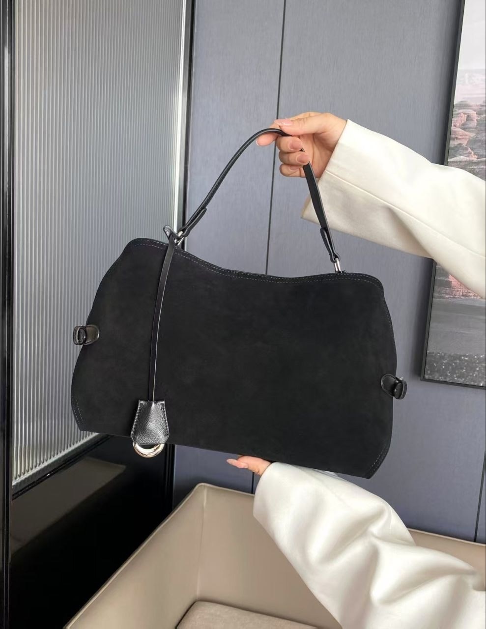 сумка замшевая,женская замшевая сумка,коричневая замшевая сумка,модная сумка,сумка из натуральной замши