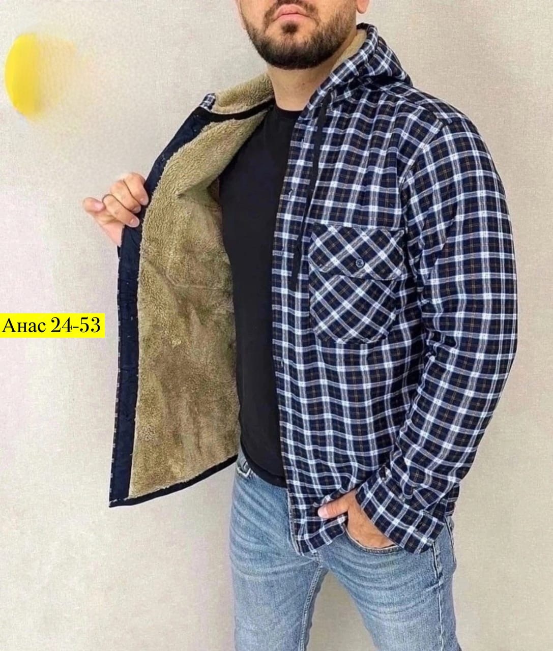 рубашка на меху,рубашка с капюшоном,мужская повседневная рубашка,мужская клетчатая рубашка,рубашка теплая на флисе