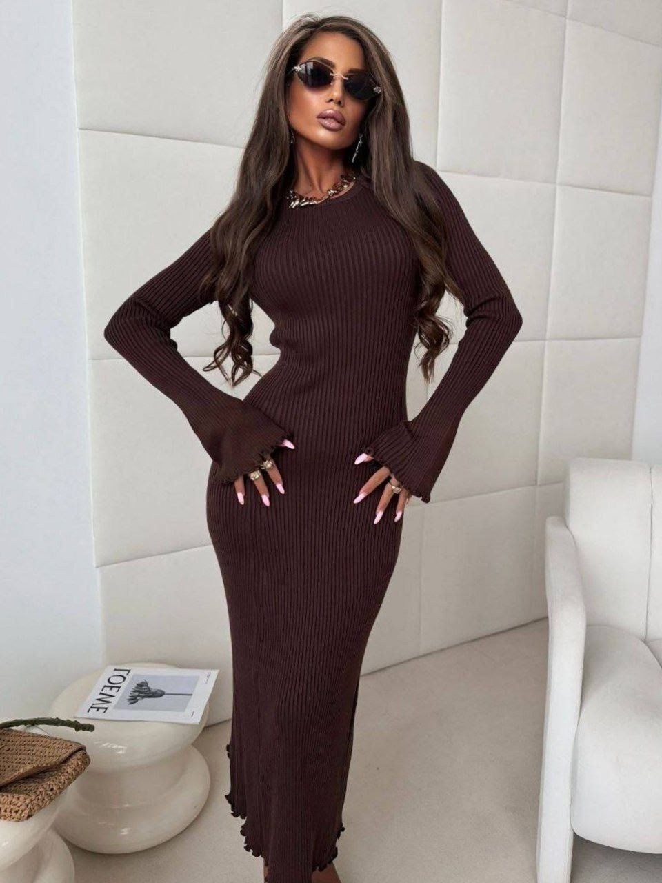 трикотажное платье,платье трикотажное макси,платье лапша длинная,платье вязаное лапша,платье лапша