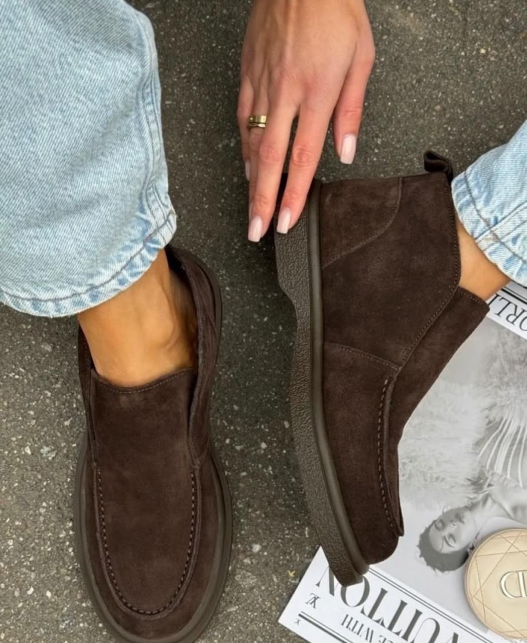 ,лоферы замшевые,лоферы женские замшевые,замшевые ботинки, женская