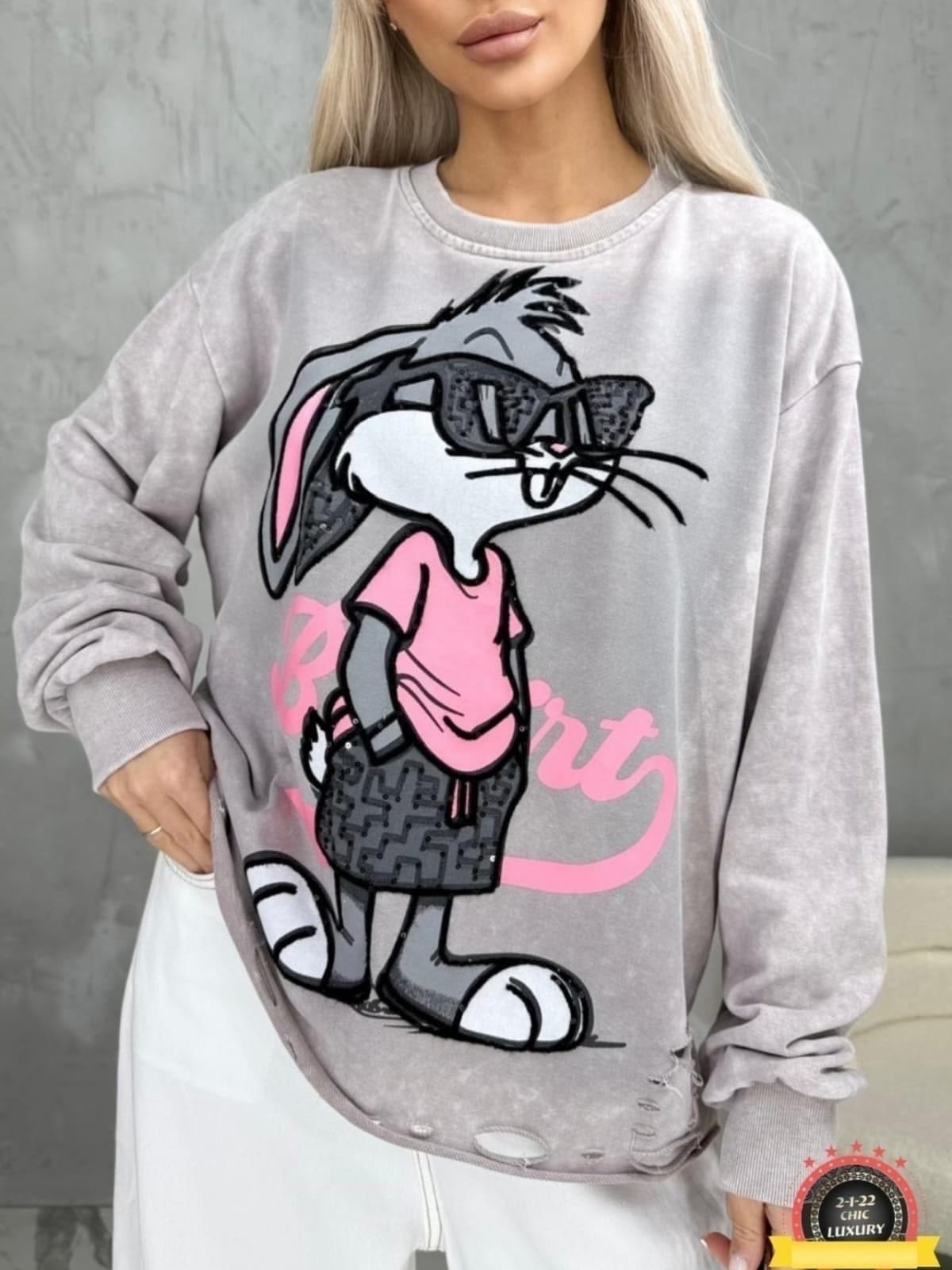 модные свитшоты,свитшот оверсайз,свитшот дисней,свитшот женская,серый свитшот оверсайз