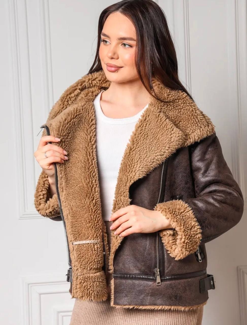 дубленка авиатор,дубленка авиатор женская,женская дубленка,дубленка авиатор зимняя,стильная дубленка