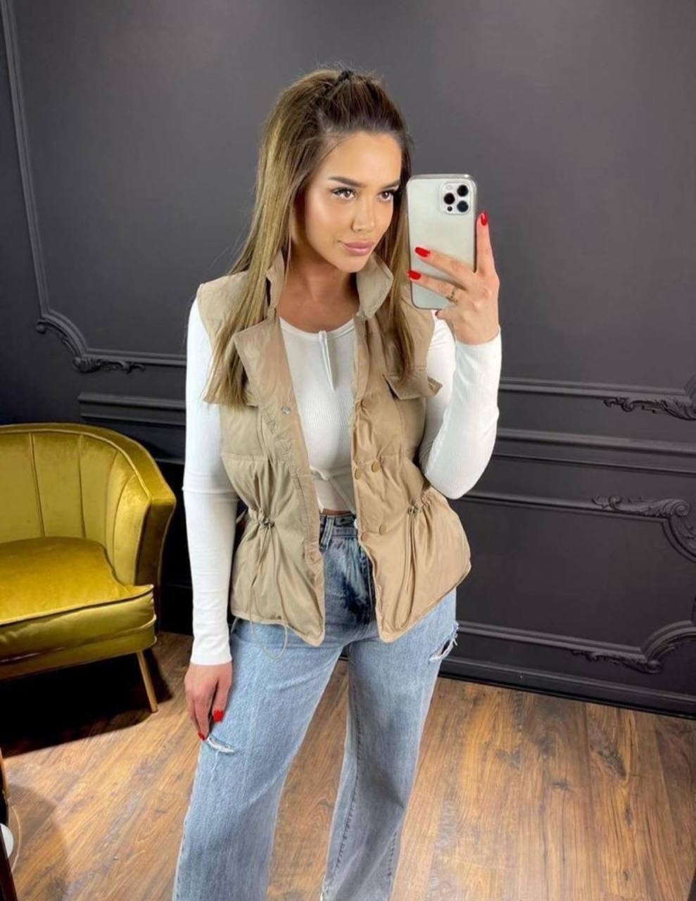 жилетка женская,жилет женский,жилет,стильная жилетка,жилетка теплая