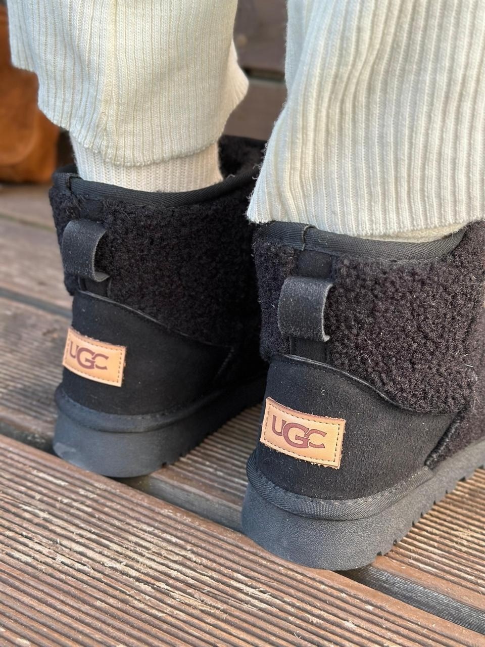 черные угги,угги женские с мехом,угги зимние с мехом,женские угги,угги зимне