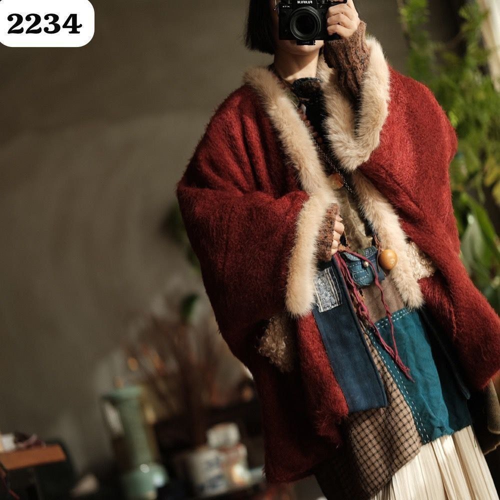 пальто теплое,пальто пэчворк,трикотажная куртка,в стиле бохо,куртка в стиле пэчворк