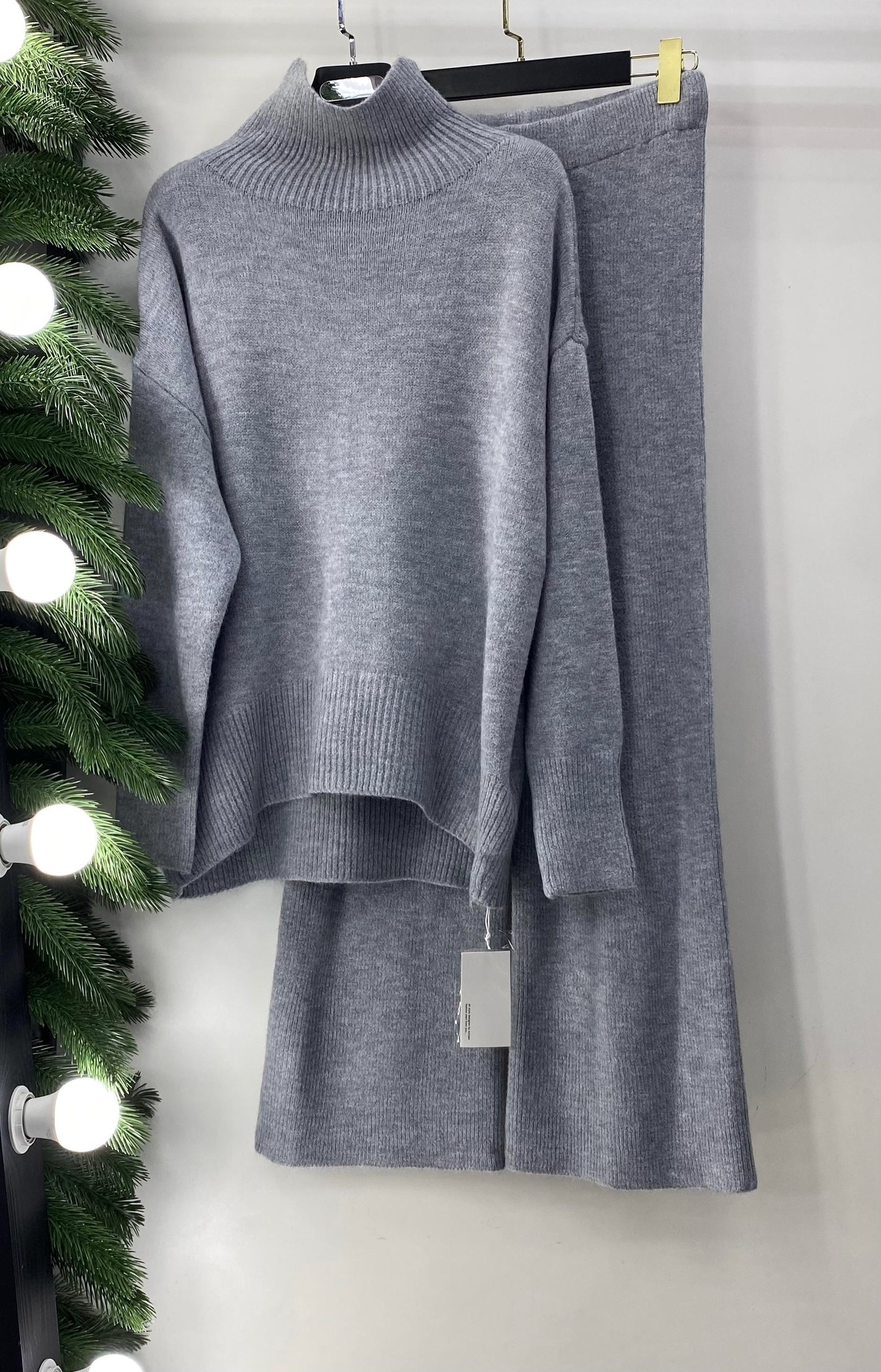 трикотажные костюмы,стильные костюмы,теплый вязаный костюм с брюками,вязаные костюмы,костюм с брюками