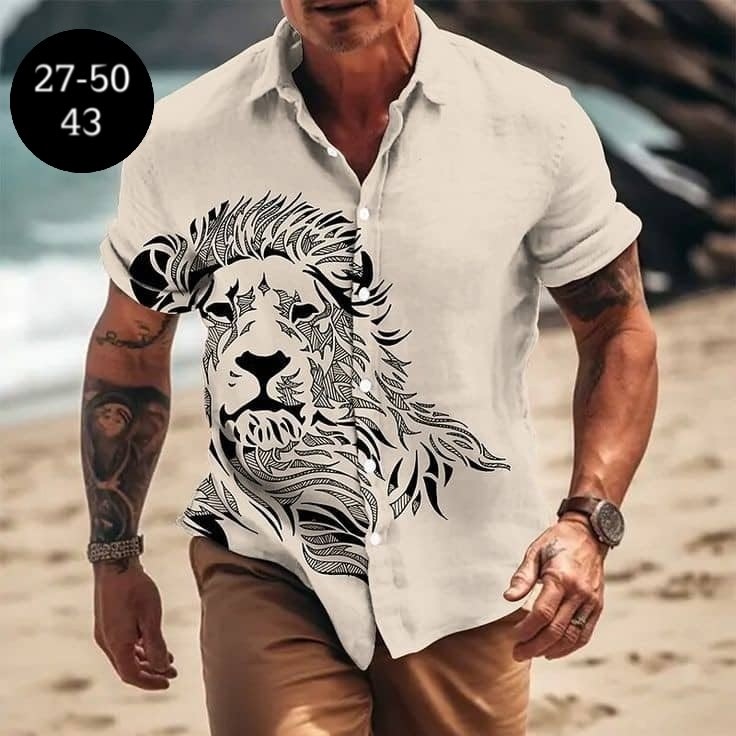 рубашка мужская,мужская футболки с принтом,мужская мода,,рубашка мужская с короткими рукавами