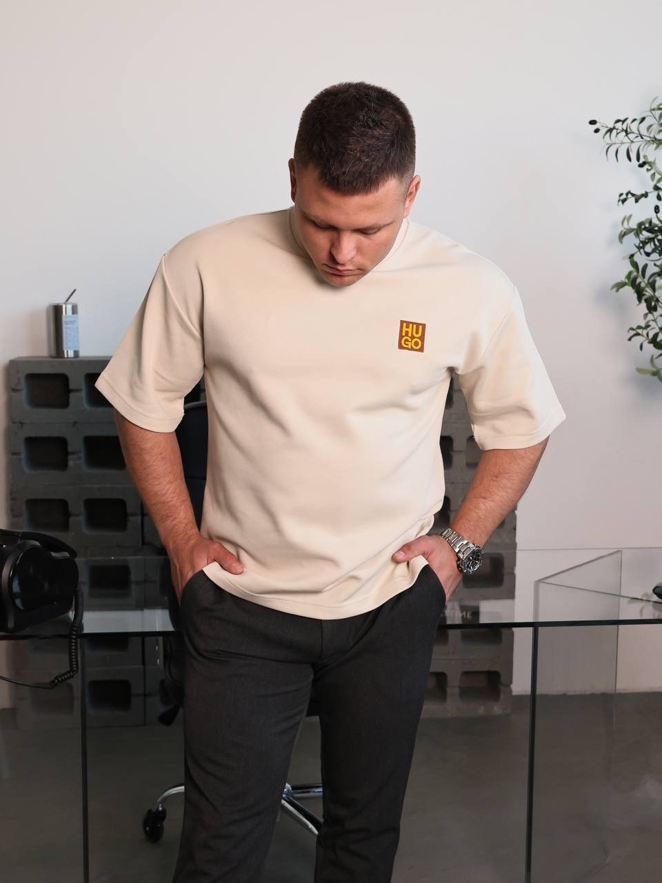 мужская футболка,бежевая футболка,футболка оверсайз мужская,оверсайз для мужчин,футболка оверсайз