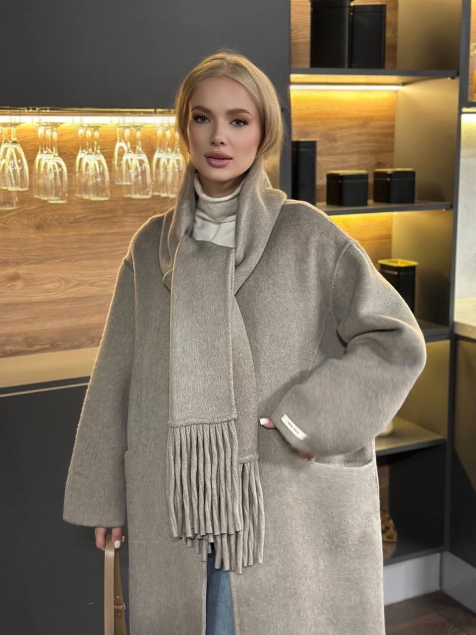 оверсайз пальто женское,пальто модное,пальто оверсайз,стильное пальто,серое пальто