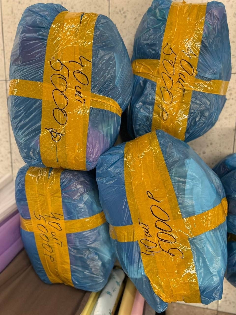 мешок,мешок белый,вещи мешком,секонд,сбор гуманитарной помощи