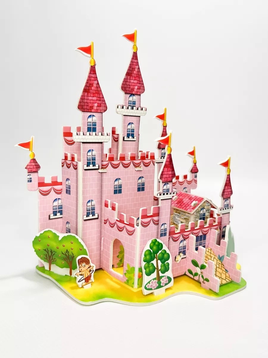 ледяной замок,frozen замок эльзы,3d пазл замок frozen,пазлы объемные,замок мечты