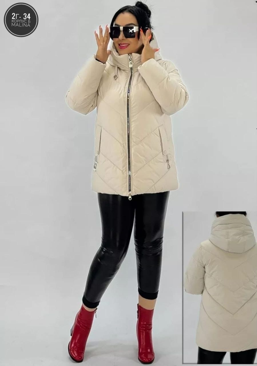куртка больших размеров демисезонная bloom fashion,куртка женская,зимние куртки,зимние женские куртки,куртка демисезонная