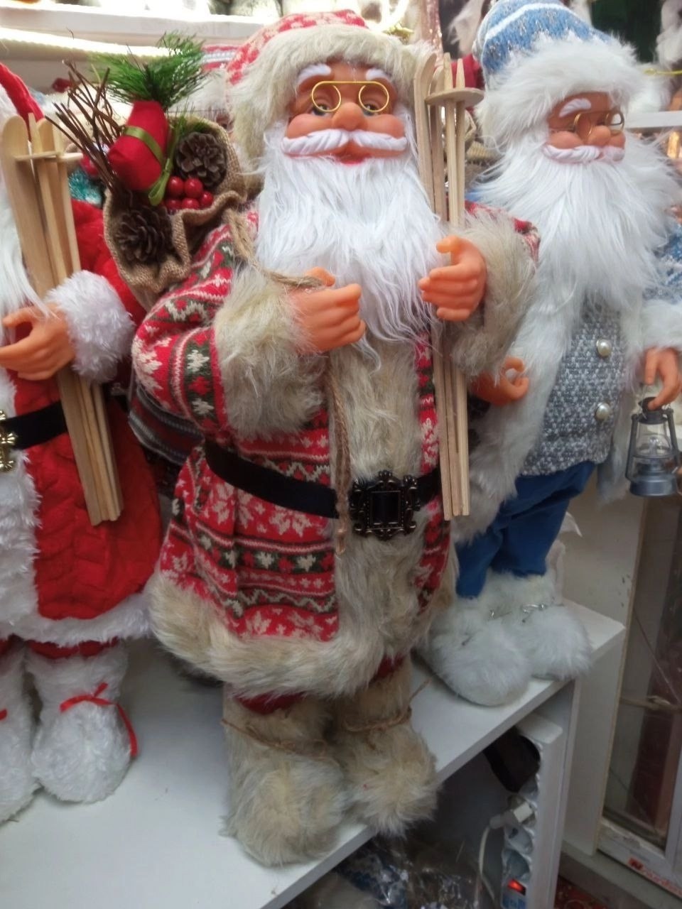 новогодний игрушка под елку дед мороз,фигурка деда мороза,дед мороз игрушка,новогодняя фигурка деда мороза,фигурка дед мороз 60 см