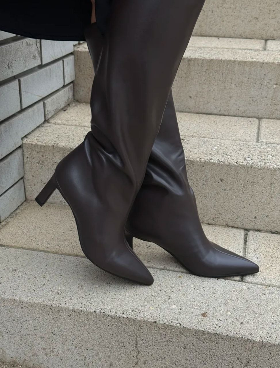 сапоги на шпильках,женские сапоги,сапоги трубы на каблуке,сапожки,сапоги высокие женские