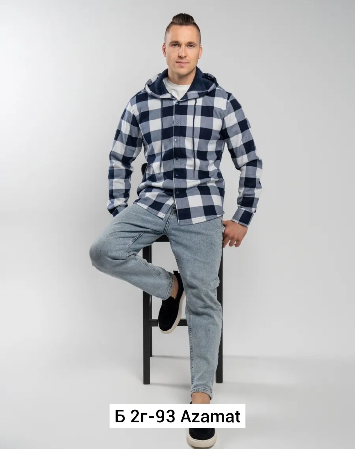 рубашка теплая в клетку с капюшоном apui,рубашка теплая с начесом,рубашка в клетку,рубашка с капюшоном,стильная рубашка