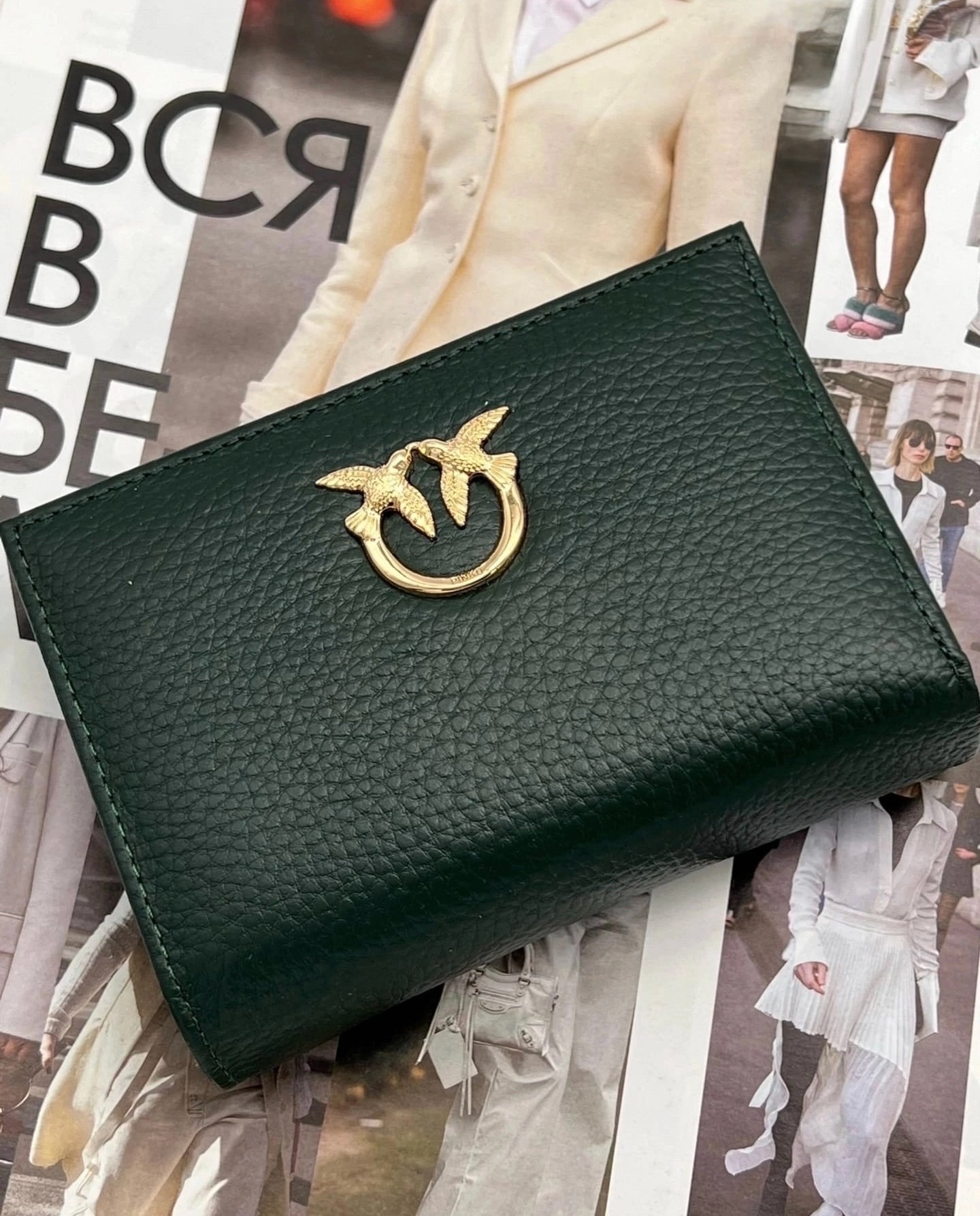 кошелек pinko,кошелек пинко женский,кошелек pinko розовый,женские кошельки,кошелек pinko love birds