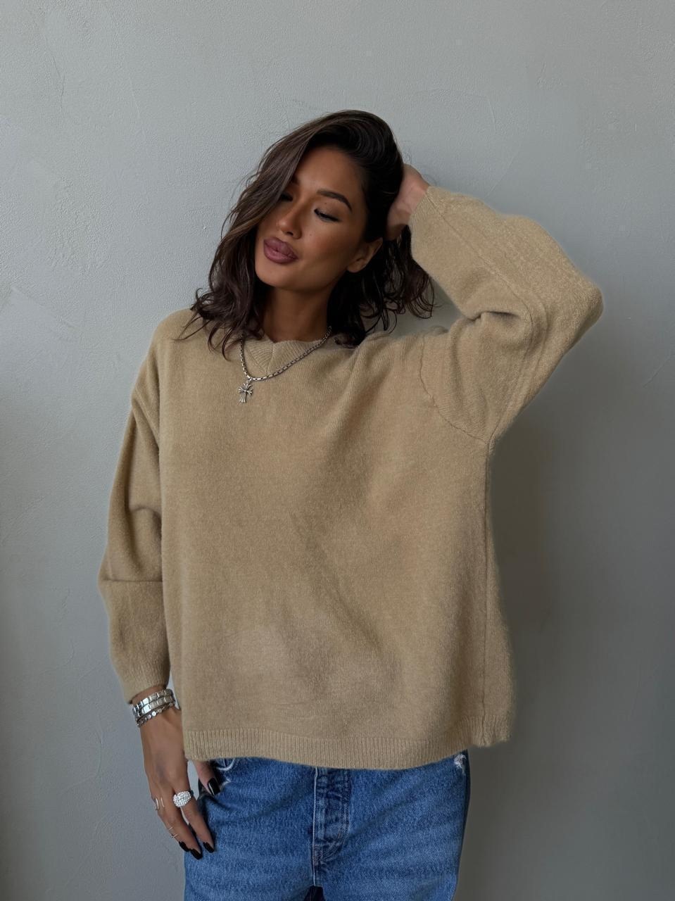 джемпер оверсайз,свитер с v образным вырезом женский оверсайз,удлиненный свитер оверсайз,кофта женская,свитер оверсайз из ангоры