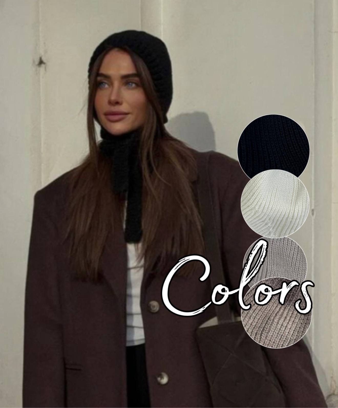 ушанка женская,модная шапка,женская вязаная шапка,шапка шарф,шапка вязаная