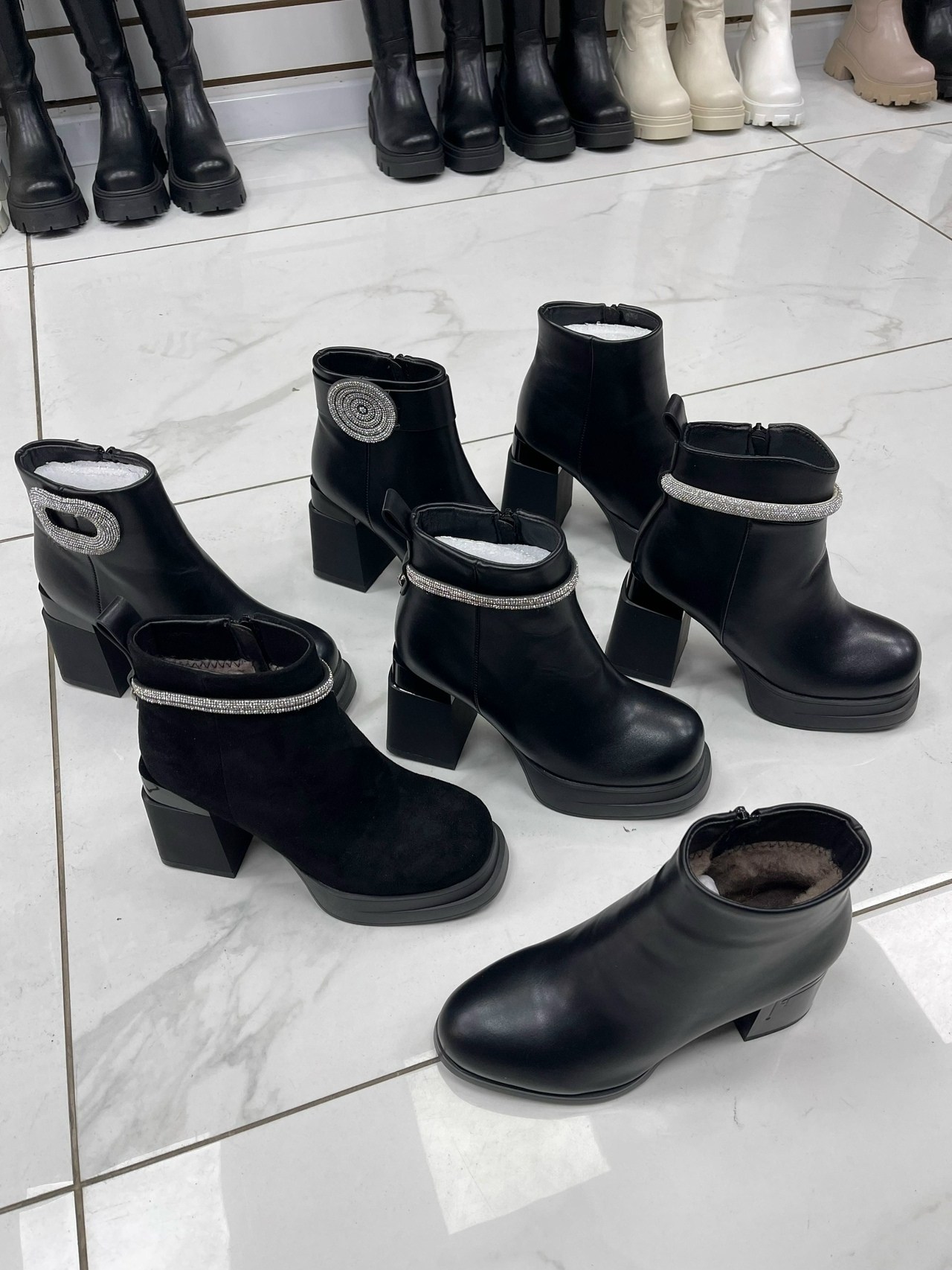 ,ботильоны женские,женские ботинки,женская зимняя ,ботильоны модные