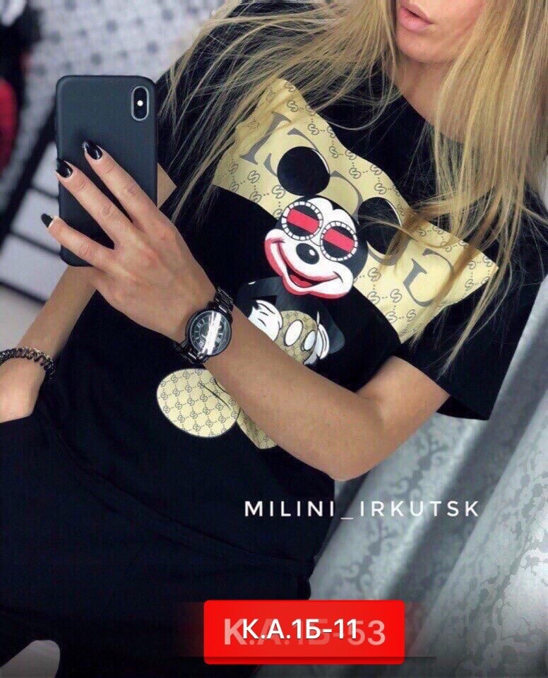 футболка с микки маусом женская,футболка гуччи микки маус,футболка с микки маусом,микки маус футболка,женская футболка великан