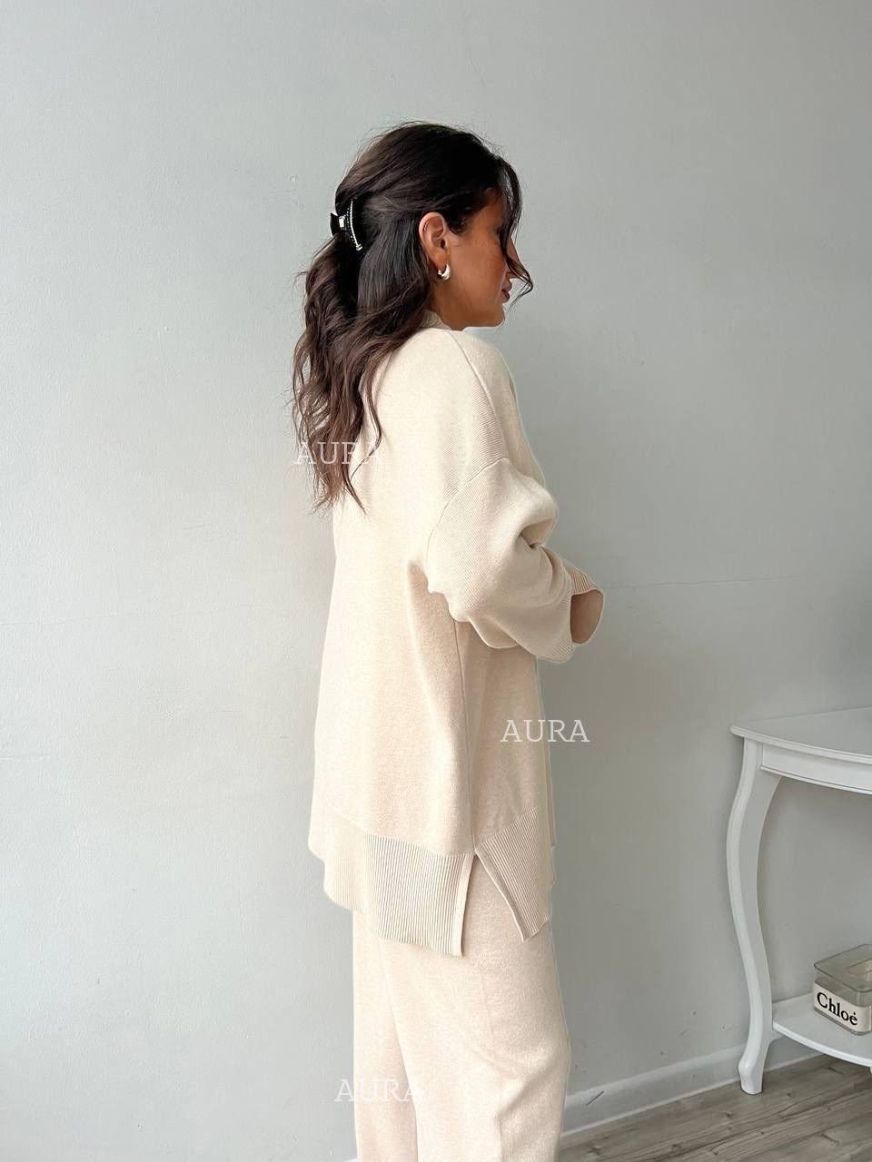 костюмы трикотажные палаццо женские брючные,костюм с брюками,трикотажные костюмы,костюм бежевый,костюмы брючный