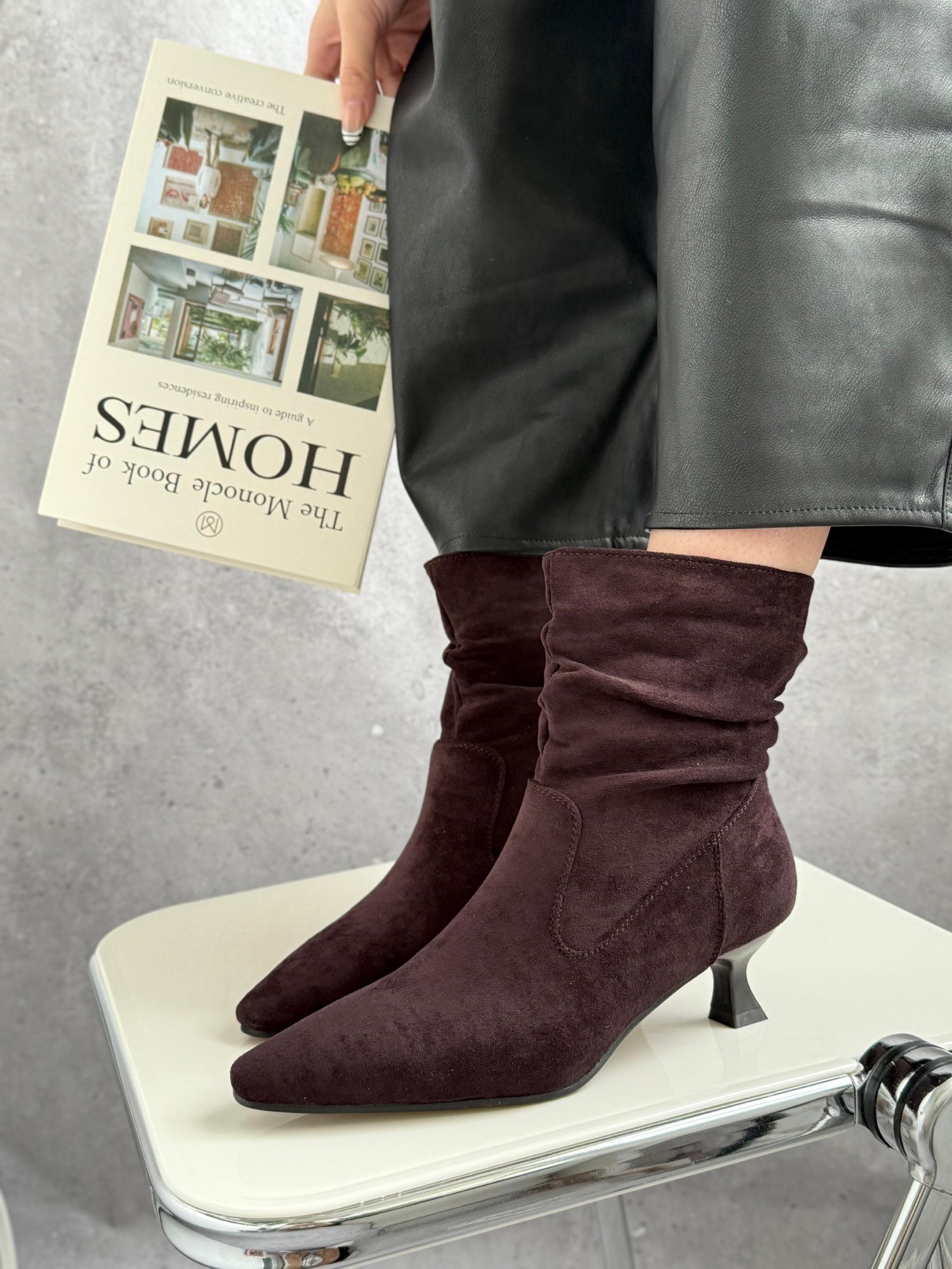 ,ботильоны женские,замшевые ботильоны,ботильоны модные,полусапожки для женщин