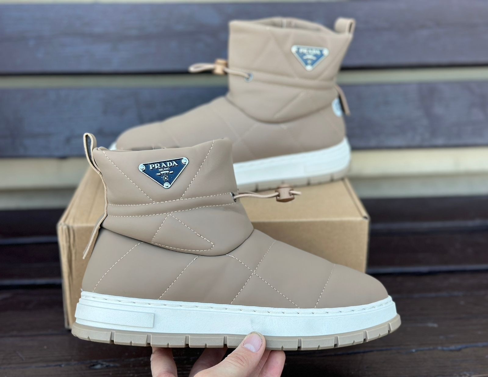 дутики prada,дутики prada зимние,женские дутики,,ботинки дутики prada