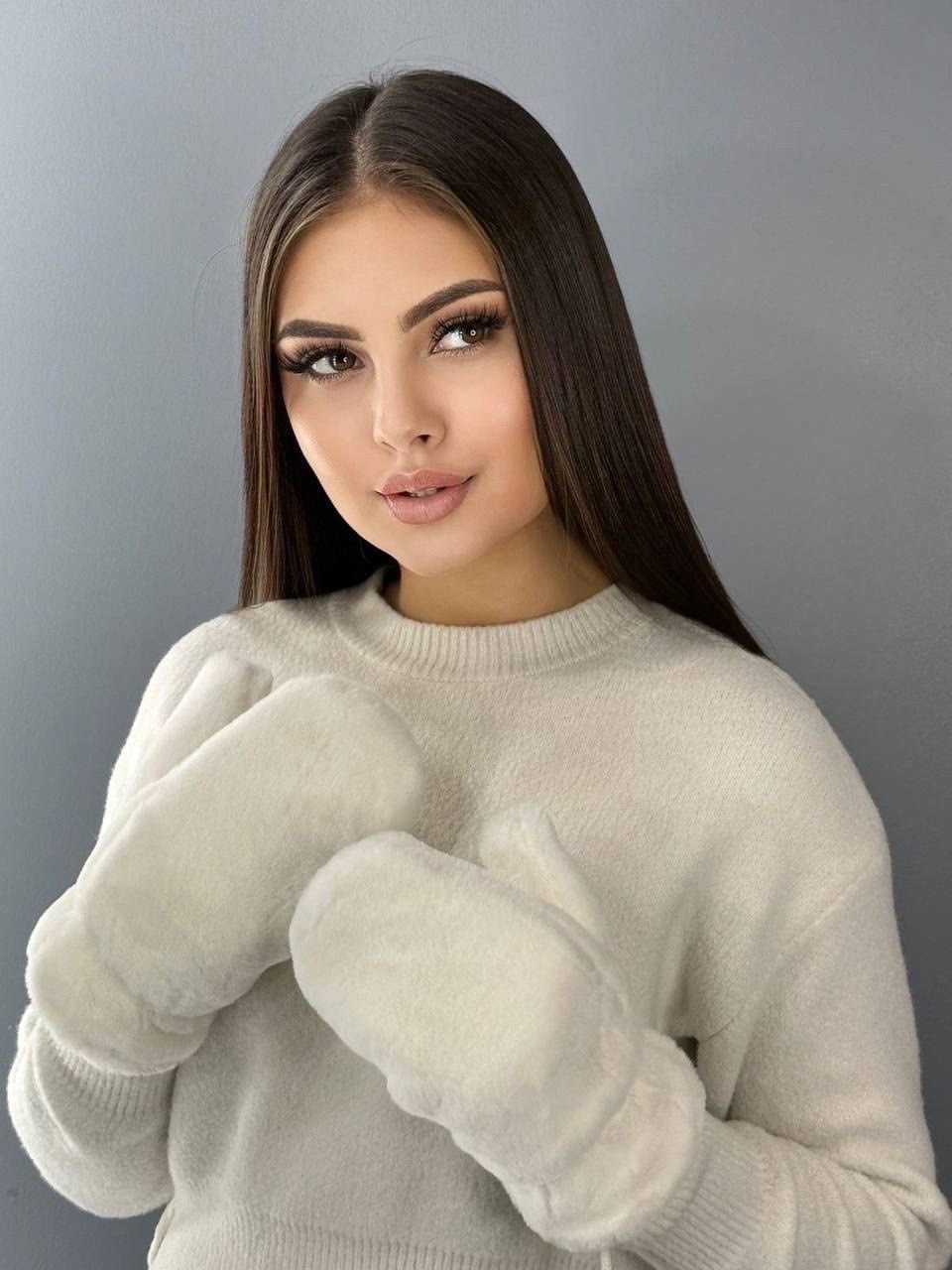 варежки женские теплые,варежки женские,меховые варежки,варежки женские зимние меховые рукавицы из меха,женские плюшевые варежки