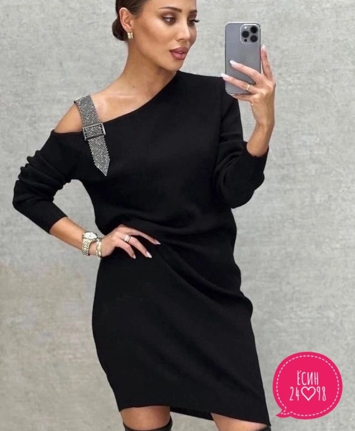 платье трикотажное длинное,платье с одним рукавом,трикотажное платье,платье женское черное,платье короткие