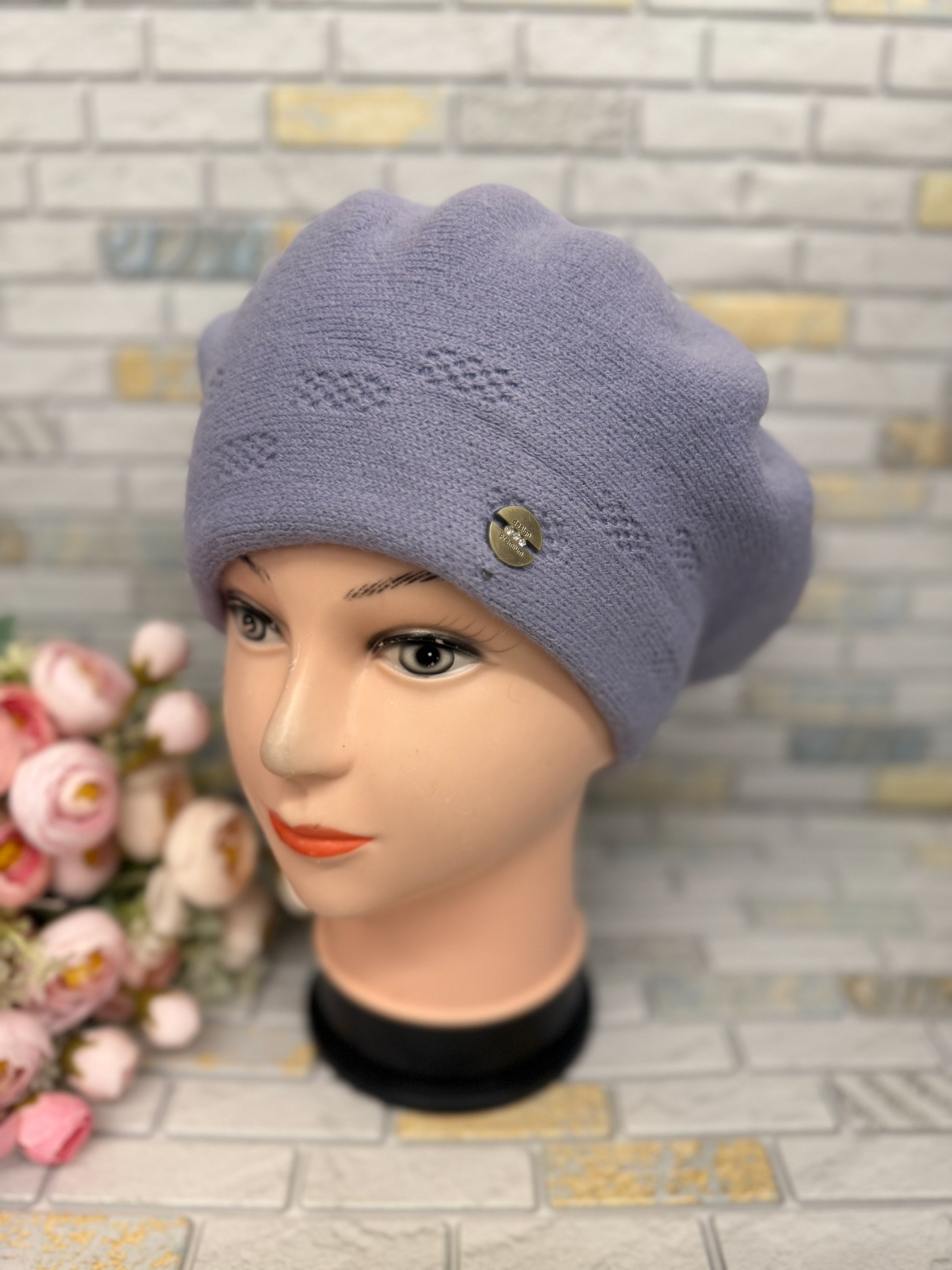 берет женский,берет,шапка берет,шапка женская,вязаная шапка женская