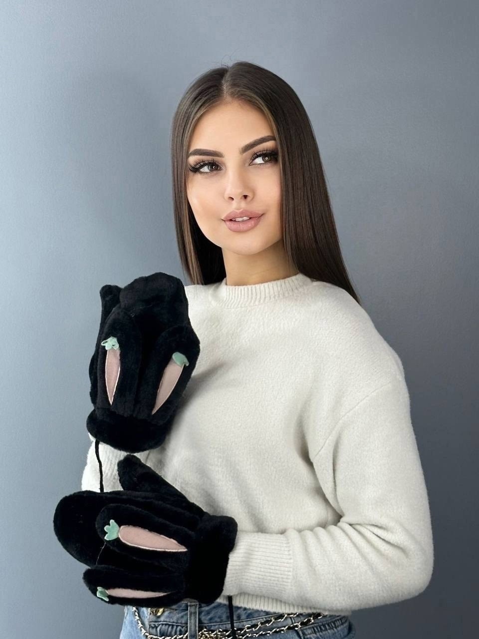 варежки женские теплые,перчатки варежка,варежки женские,мягкие варежки,меховые варежки