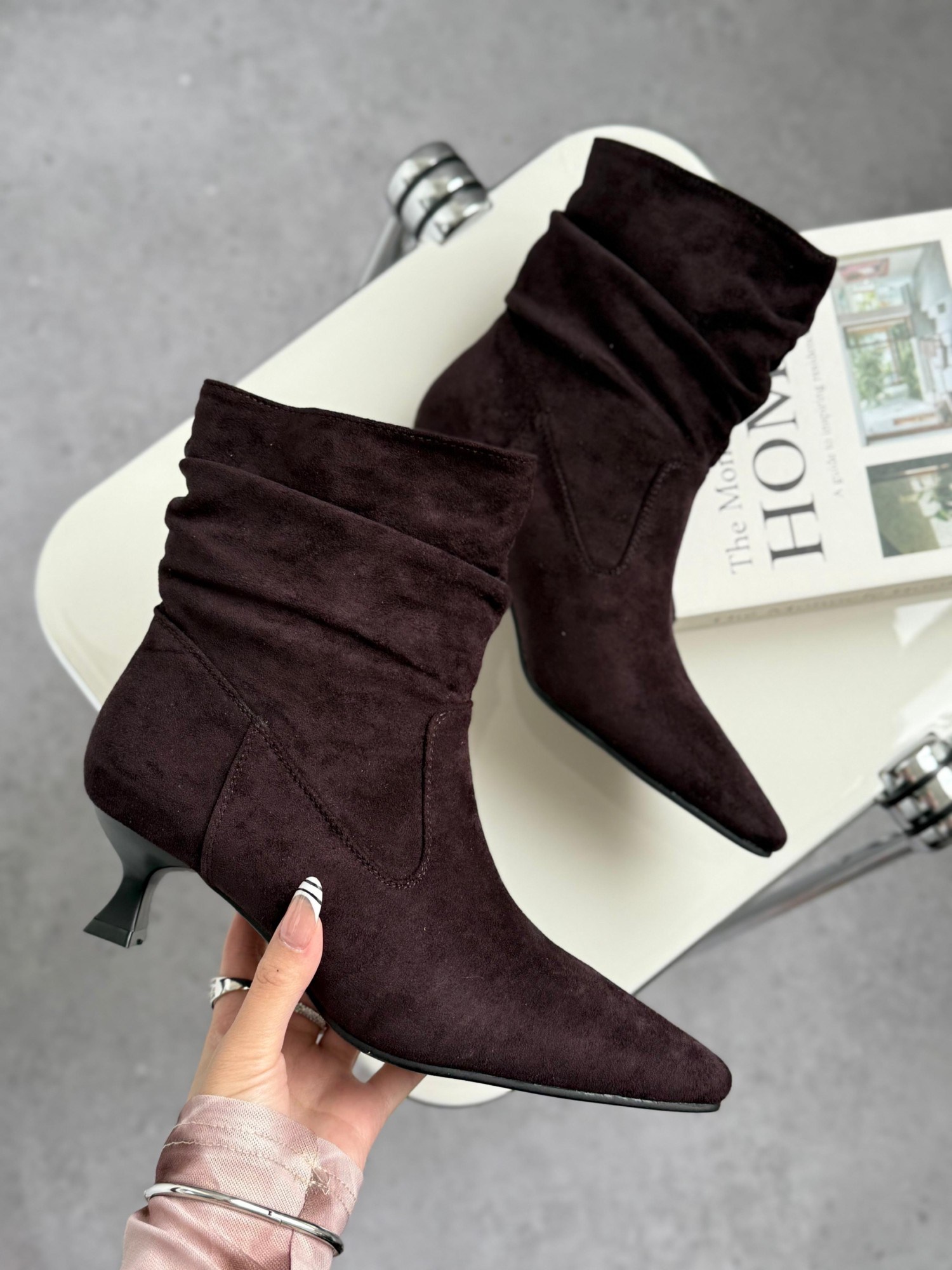 ,ботильоны женские,замшевые ботильоны,ботильоны модные,полусапожки для женщин