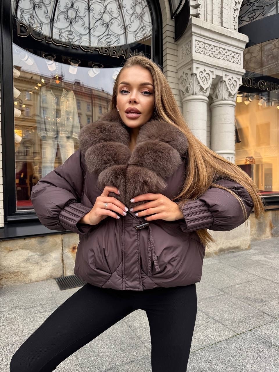 пуховики с натуральным мехом,стильные пуховики,пуховик с мехом,куртка с мехом,пуховики женские