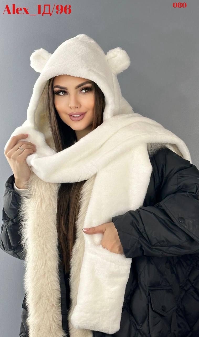 меховая шапка с ушками,шапка с ушками шарфом,шапка с ушками шарфом и варежками,зимняя шапка с ушками,шапка и шарф для женщин