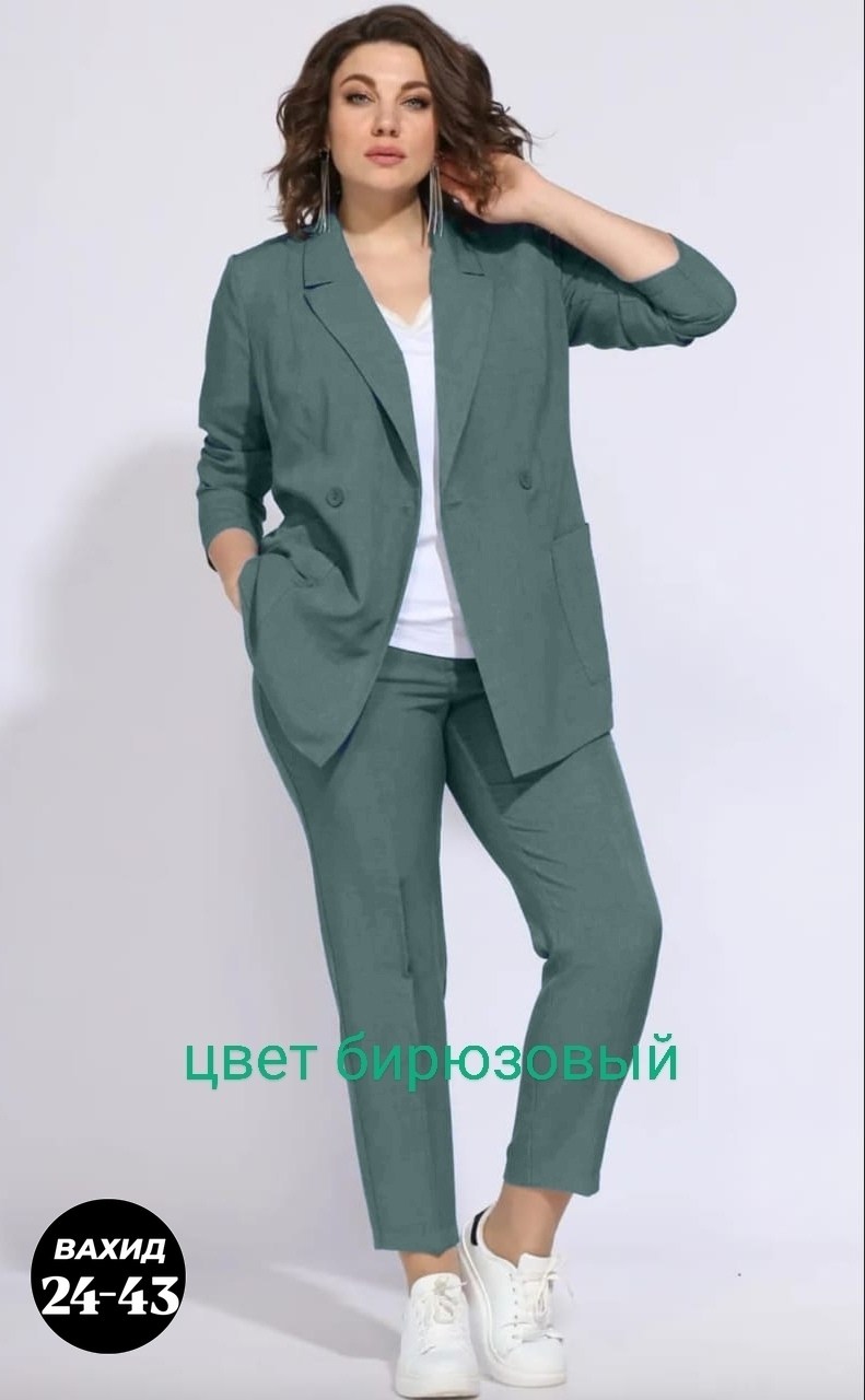 женские брючные костюмы,женские костюмы,костюм женский синий,комплект брючный anastasia 549,брючные костюмы для женщин