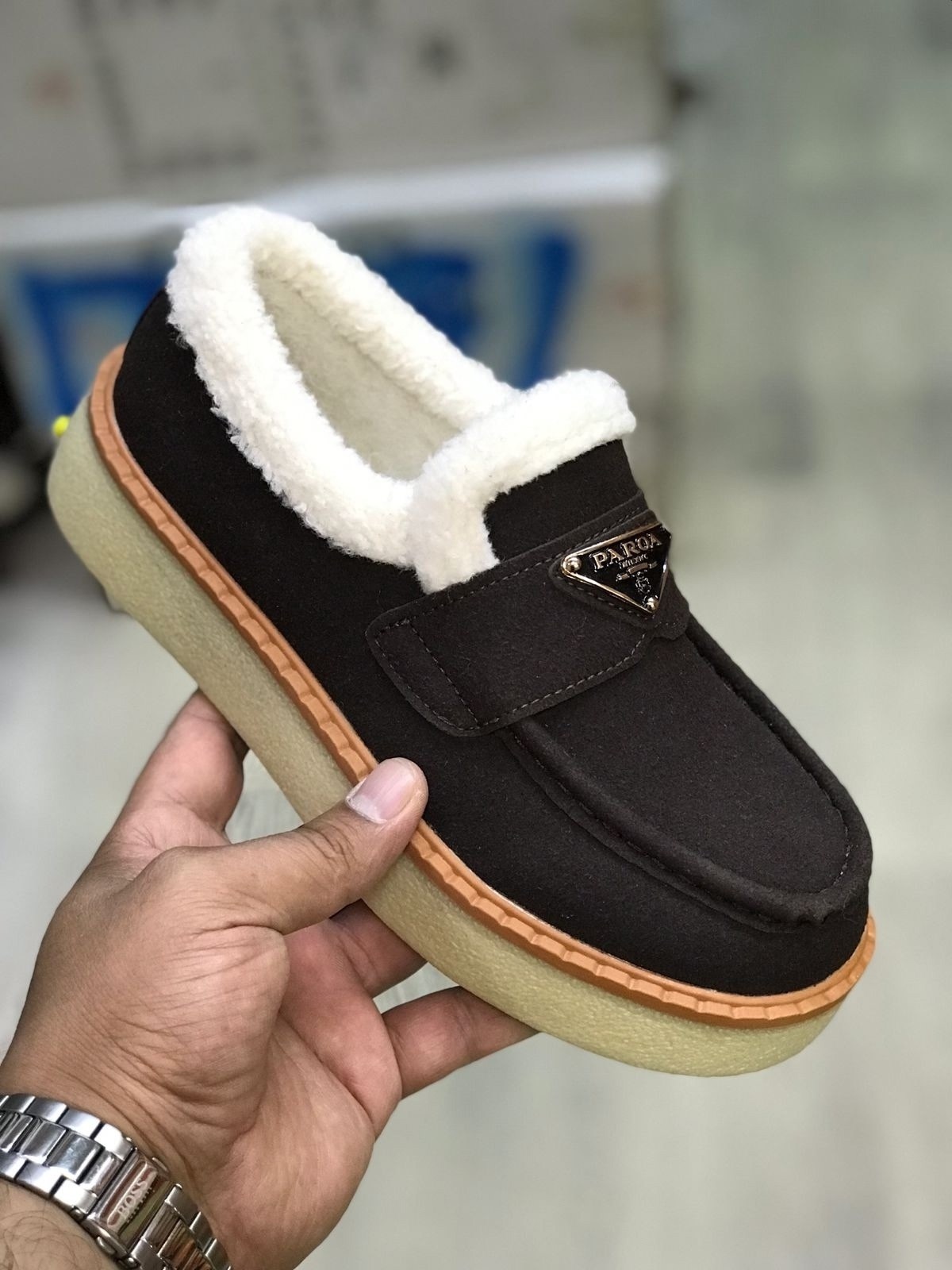 ,женский , женская зимняя,лоферы prada,модная женская