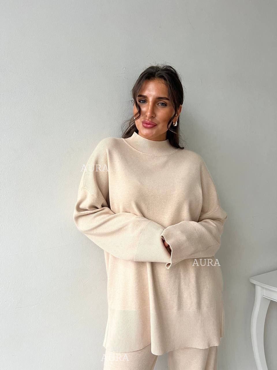 костюмы трикотажные палаццо женские брючные,костюм с брюками,трикотажные костюмы,костюм бежевый,костюмы брючный