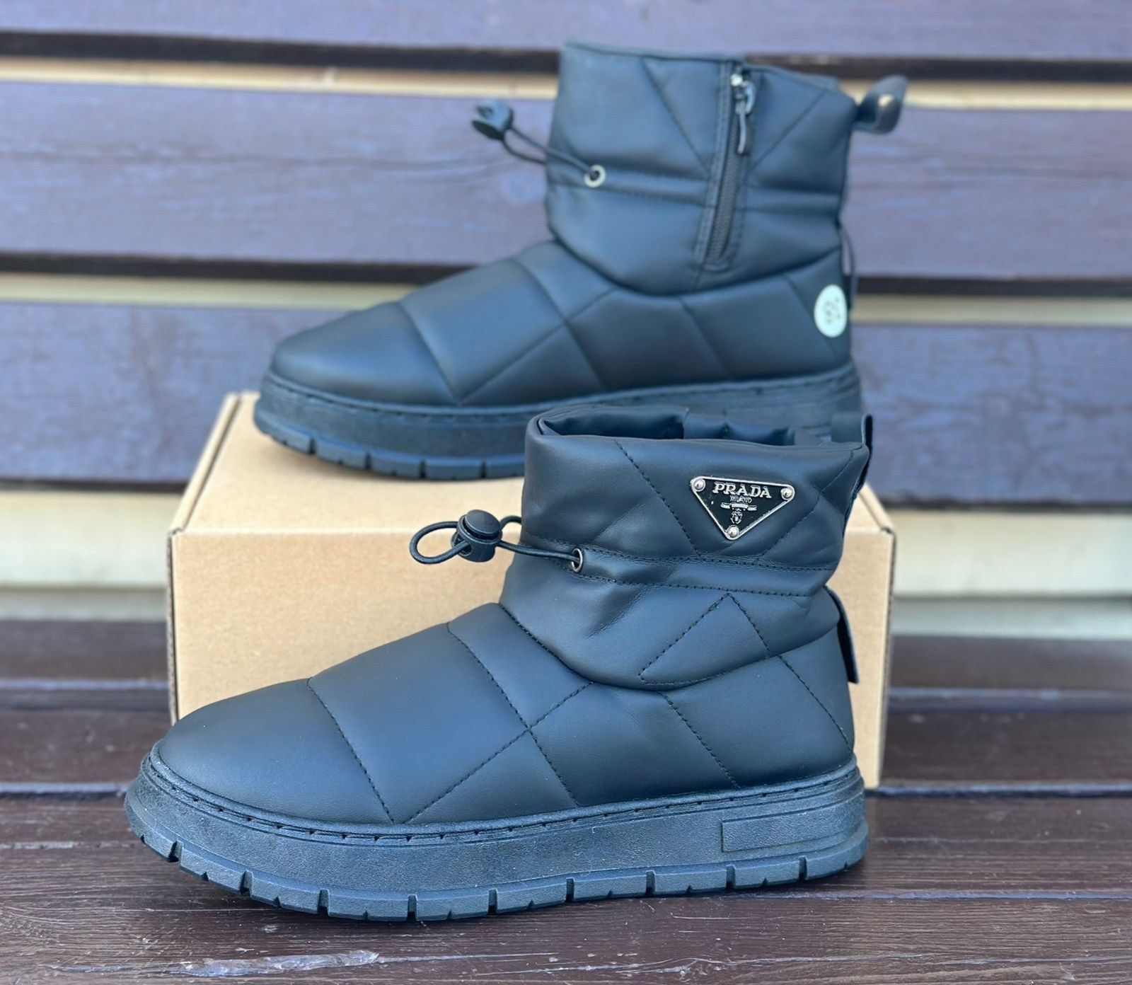 дутики prada,дутики prada зимние,женские дутики,,ботинки дутики prada