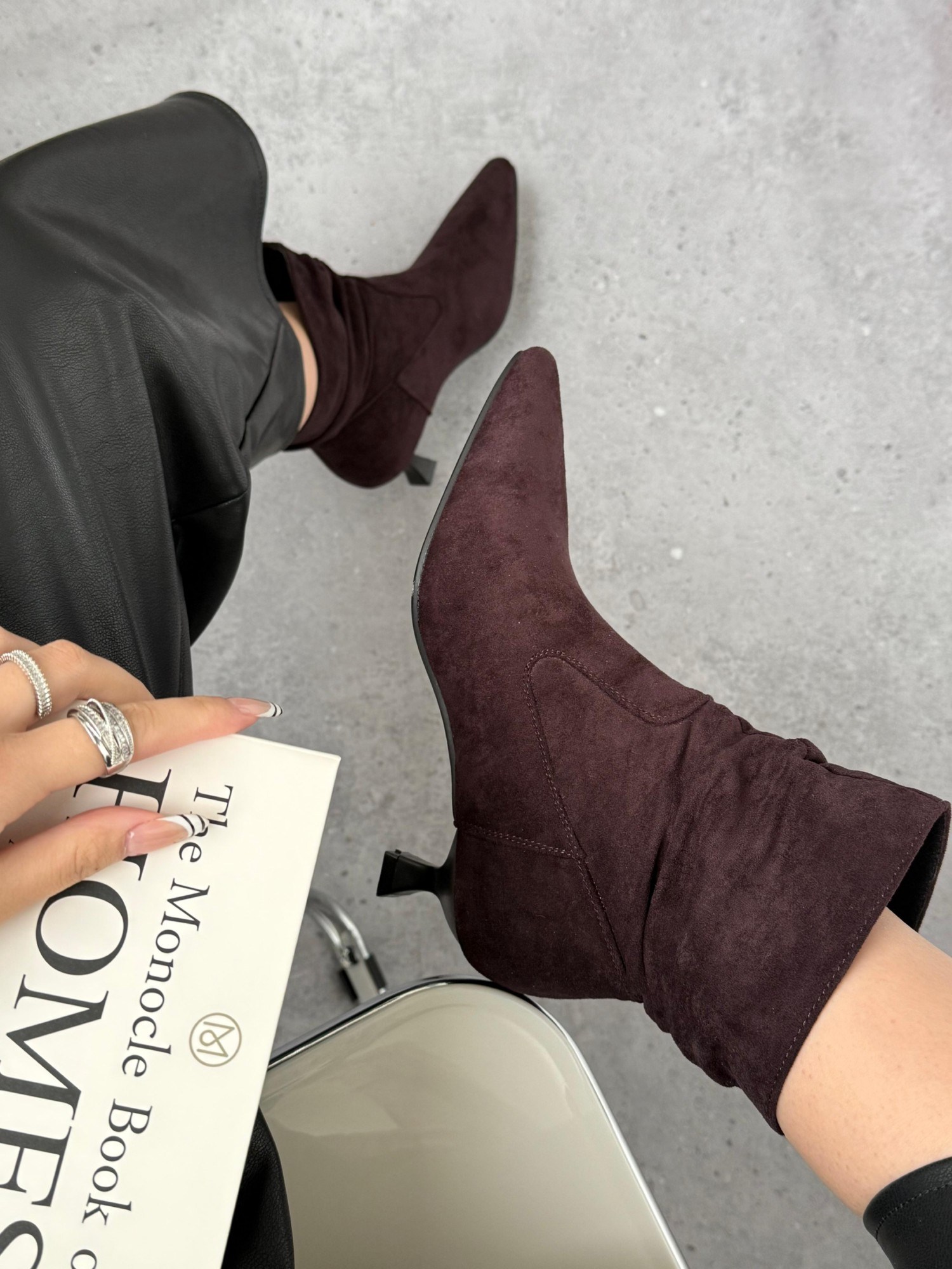 ,ботильоны женские,замшевые ботильоны,ботильоны модные,полусапожки для женщин