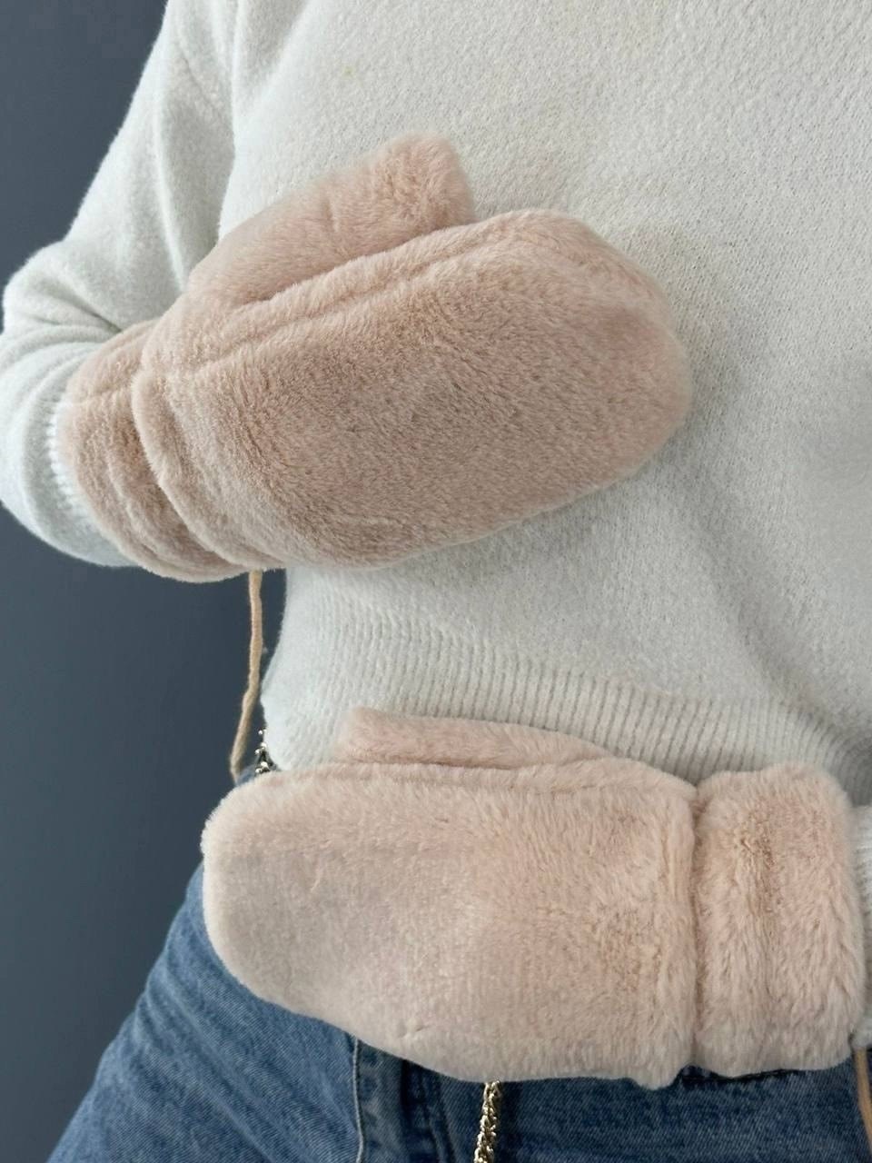 варежки женские теплые,варежки женские,меховые варежки,варежки женские зимние меховые рукавицы из меха,женские плюшевые варежки