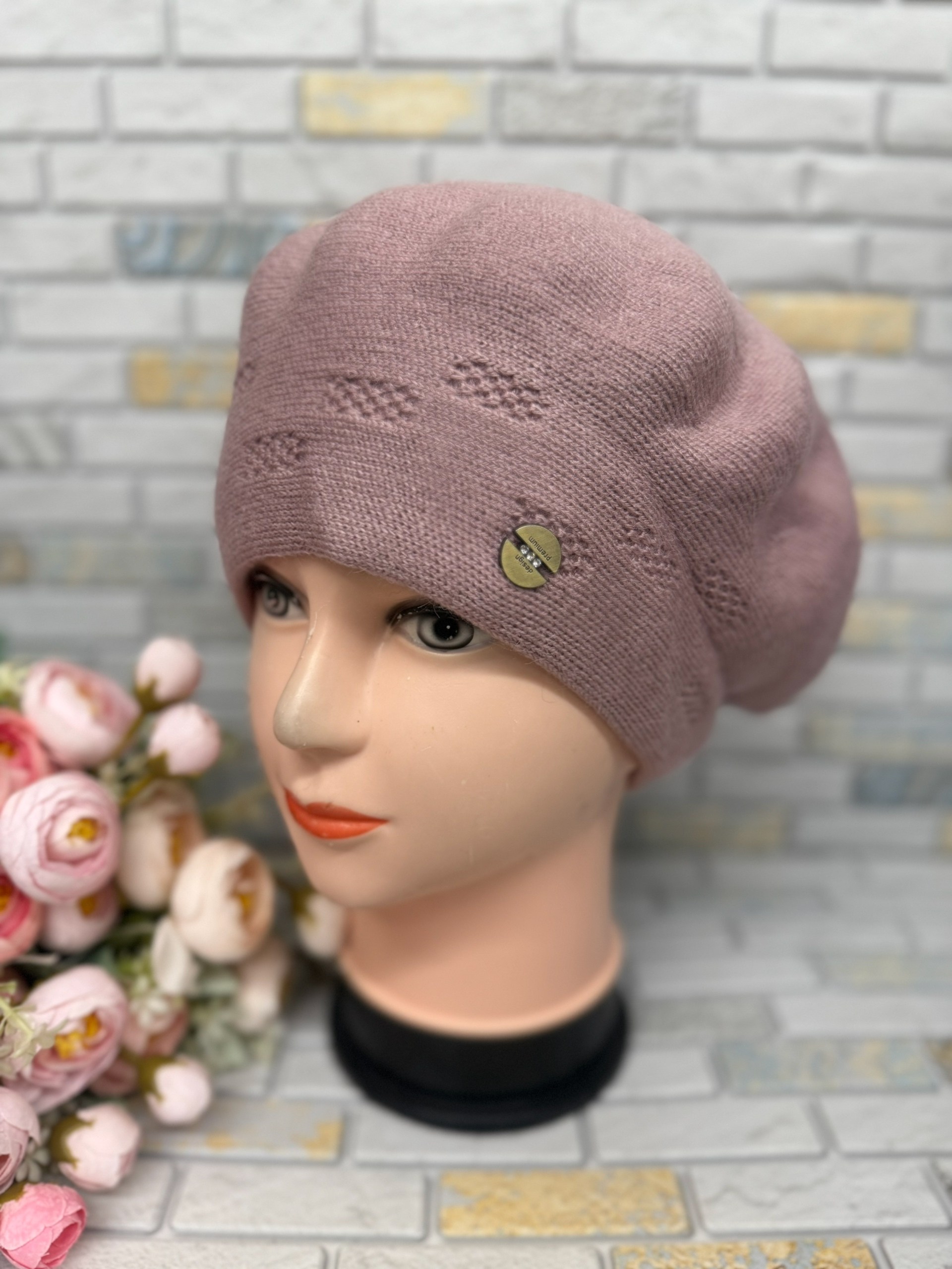 берет женский,берет,шапка берет,шапка женская,вязаная шапка женская