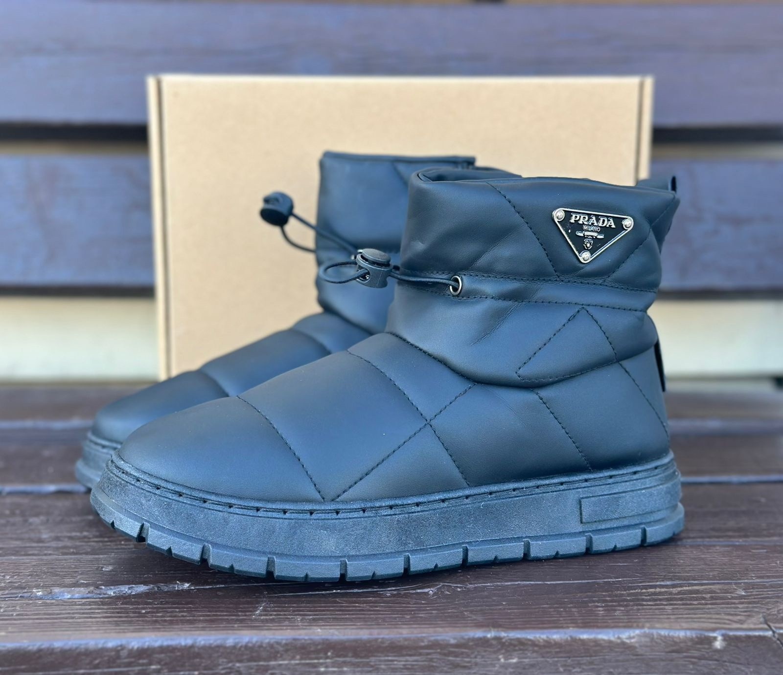 дутики prada,дутики prada зимние,женские дутики,,ботинки дутики prada