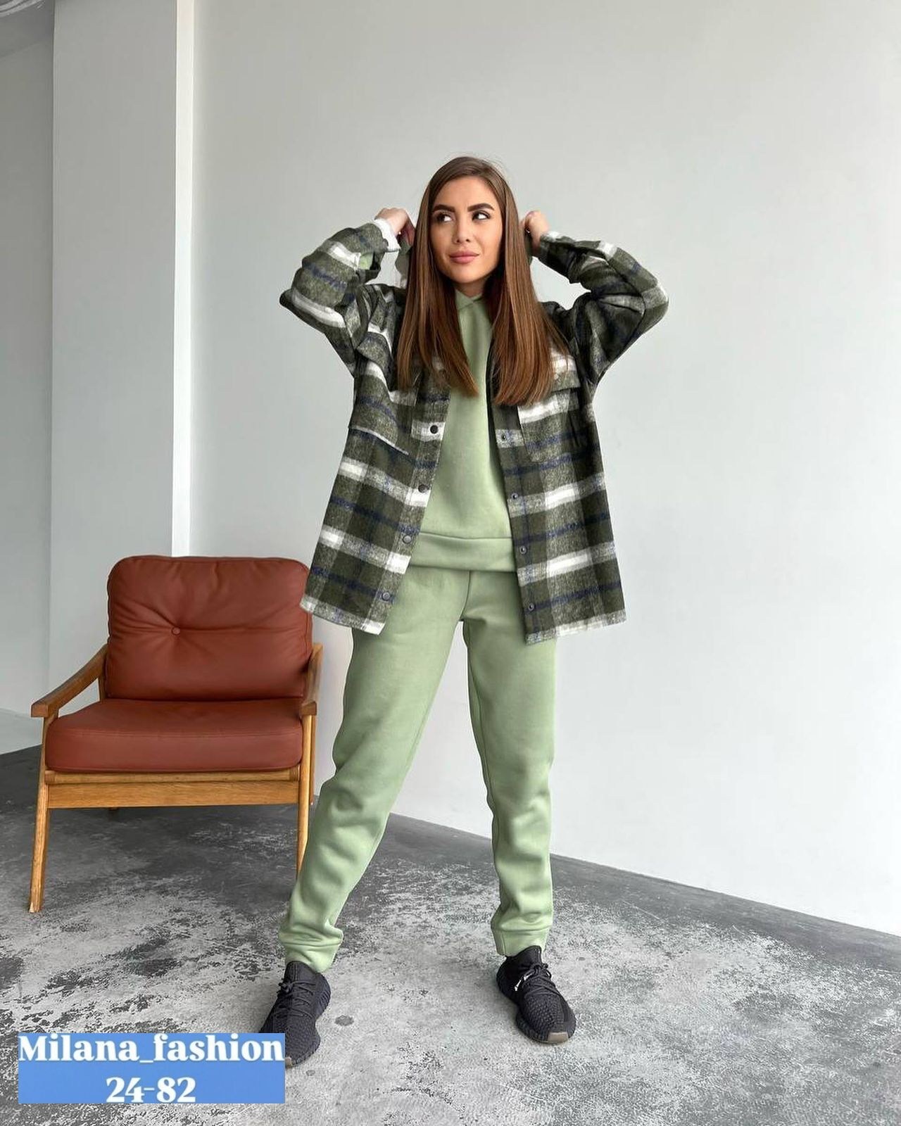 женский костюм на флисе,cпортивный костюм женский теплый,теплый костюм,костюм женский тройка,рубашка женская оверсайз в клетку