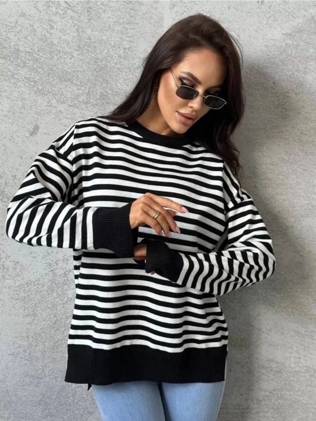 кофта в полоску трикотажная,кофта в полоску,кофта оверсайз в полоску,женская кофта оверсайз,кофта женская