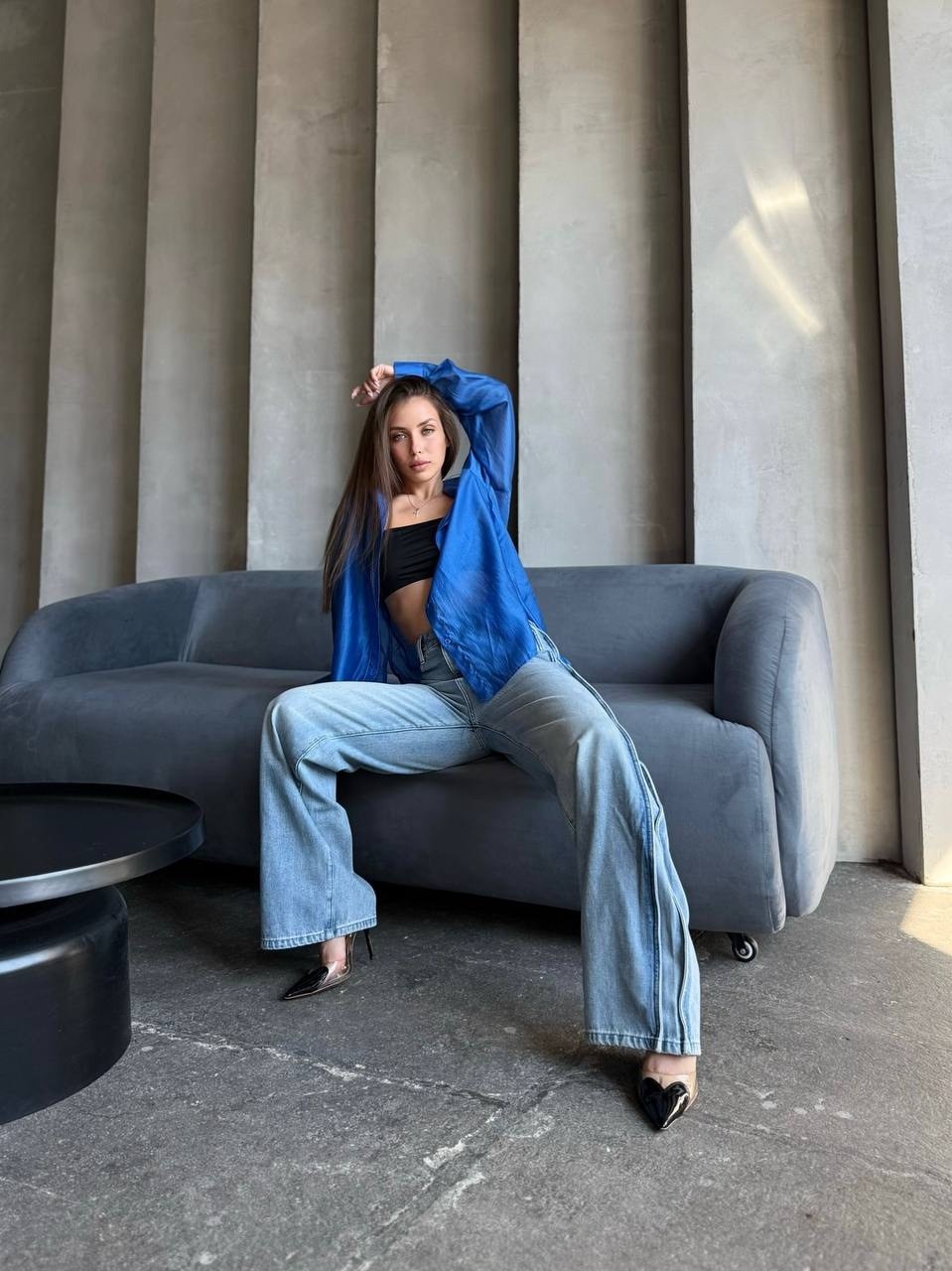 рубашка женская оверсайз голубая,рубашка оверсайз голубая,женские блузки и рубашки,блузка женская,рубашка блузка