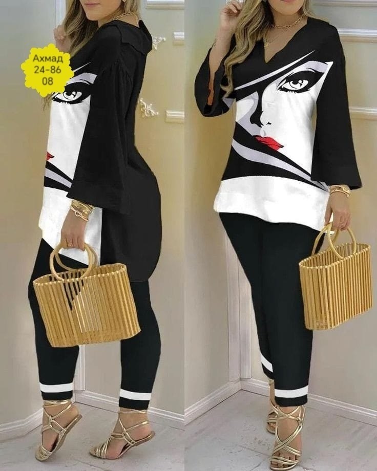 костюмы двойки,костюмы женские,повседневный женский костюм,повседневный костюм,костюм с принтом